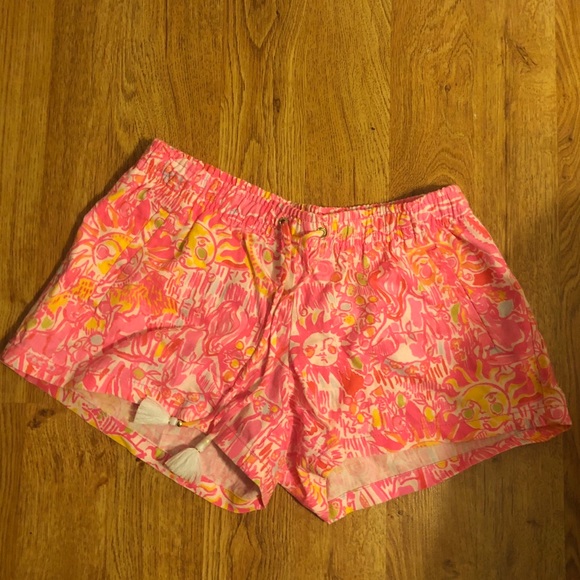 lilly pulitzer elastic waist shorts